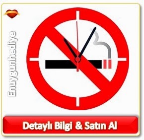 No Smoking Duvar Saati