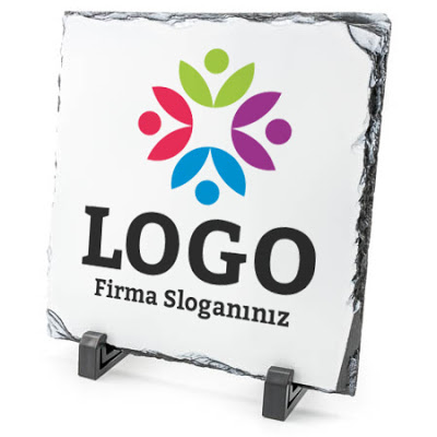 Firmalara Özel Logolu Dekoratif Taş Baskı