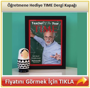 Öğretmene Hediye TIME Dergi Kapağı