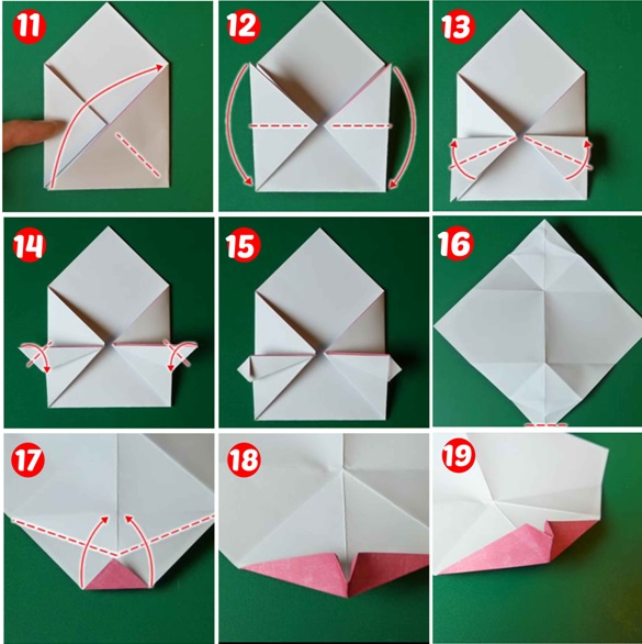 El yapımı origami öpücük